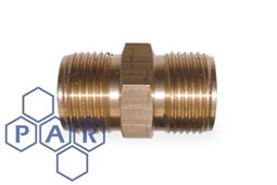 ¼" x ¼" bspp coned male brass adaptor