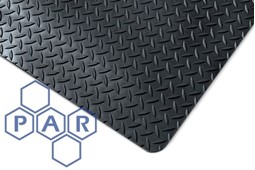 23x0.6m black trax anti-fatigue matting